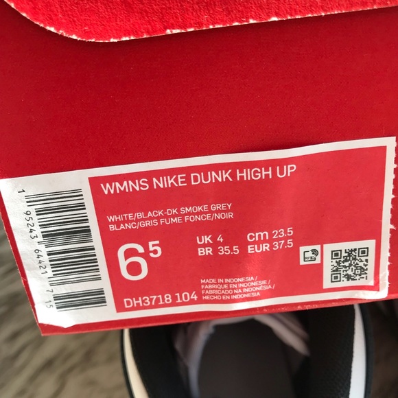 Women's Nike Dunk High Up "Panda" - Picture 11 of 11